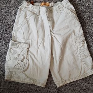 Boys cargo shorts w/adjustable waist